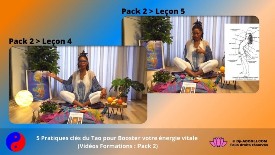 5 Pratiques clés du Tao pour Booster votre énergie vitale (Vidéos Formations : Pack 2)