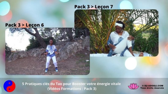 5 Pratiques clés du Tao pour Booster votre énergie vitale (Vidéos Formations : Pack 3)